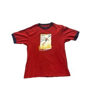 Mondetta Resort Shirt Adult Medium Whistler Coastal Mountain Skiing Ringer Mens‎